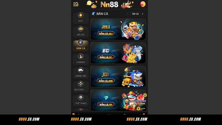 3+ đối tác hàng đầu có mặt tại chuyên mục bắn cá NN88