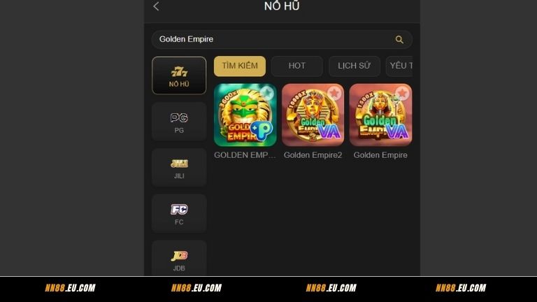 Cách tham gia Golden Empire tại NN88