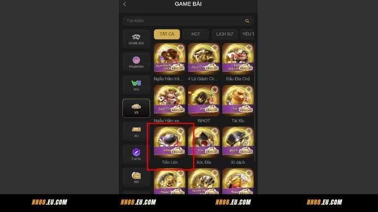 Giới thiệu tổng quan Tiến Lên NN88