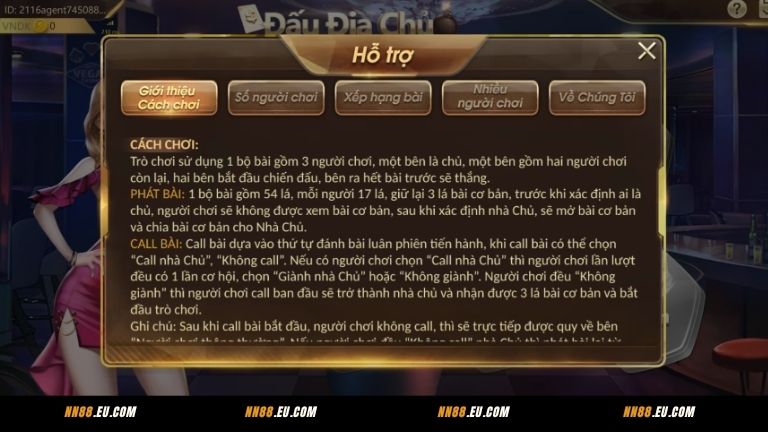 Hướng dẫn tân binh cách tham gia Đấu Địa Chủ tại NN88