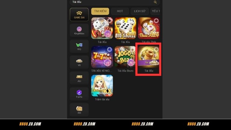 Hướng dẫn tham gia Tài Xỉu tại NN88