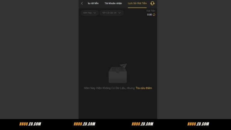 Kiểm tra lịch sử rút tiền